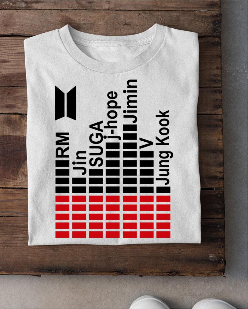 BTS mcdonalds t-shirt shirt
