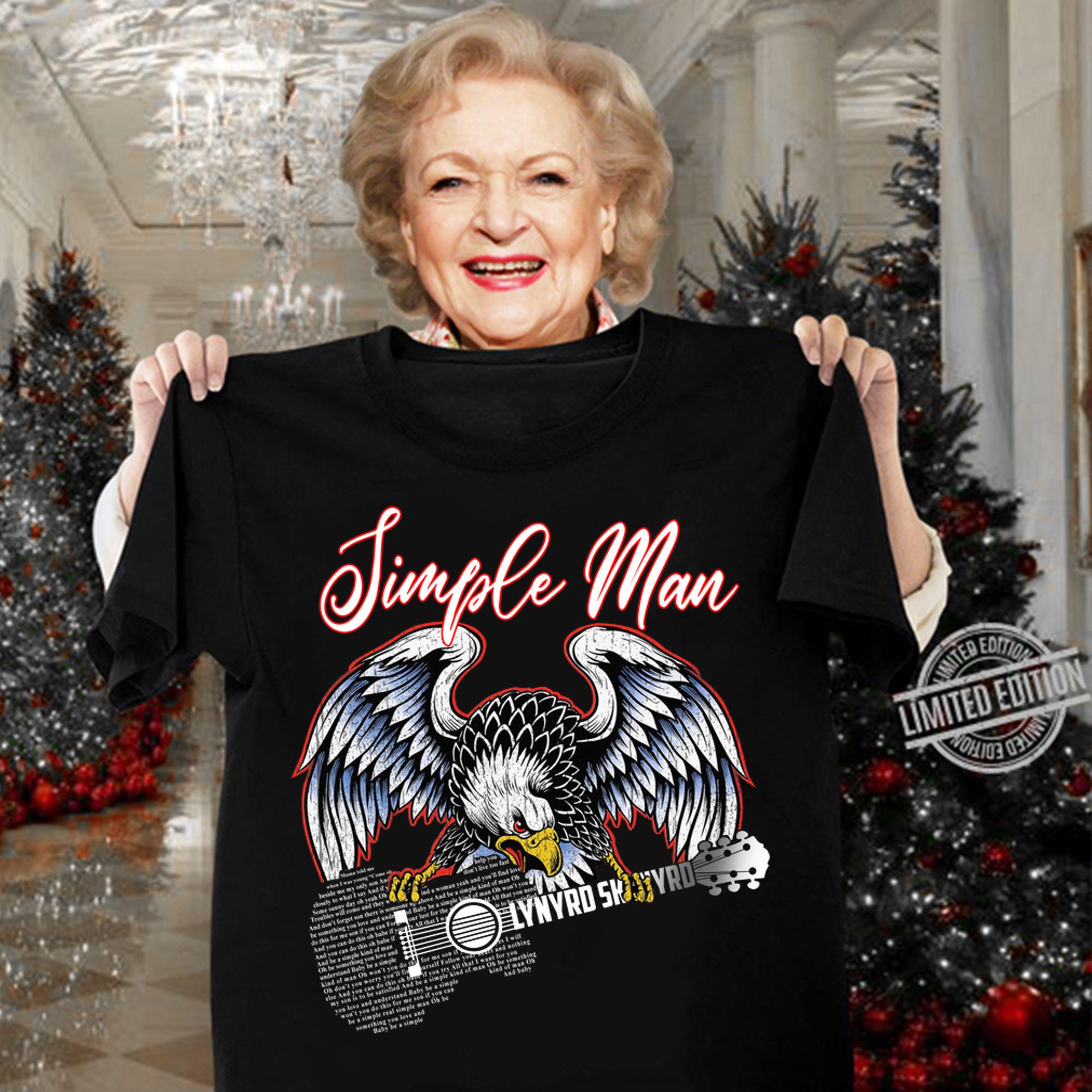 Lynyrd Skynyrd Simple Man Lyrics t-shirt woman shirt