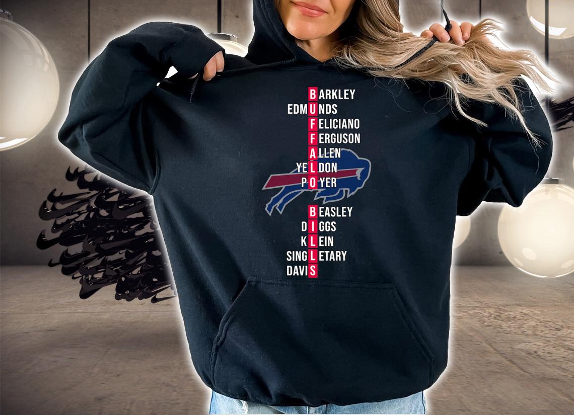 Buffalo Bills Name Players Barkley Edmunds Feliciano Ferguson t-shirt hoodie