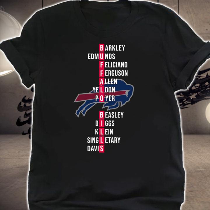 Buffalo Bills Name Players Barkley Edmunds Feliciano Ferguson t-shirt shirt