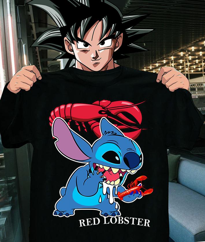Red lobster stitch t-shirt shirt