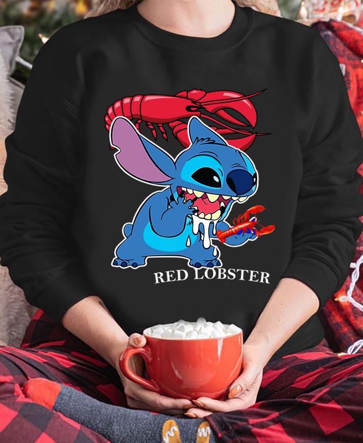 Red lobster stitch t-shirt sweatshirt