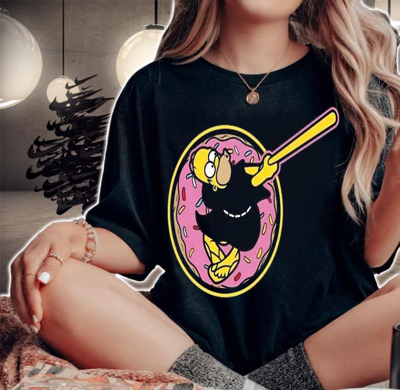 Donut Bart Simpson San Diego Padres t-shirt woman shirt