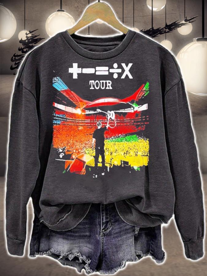Ed Sheeran Stadium Poster Black Australian Tour t-shirt sweatshirt
