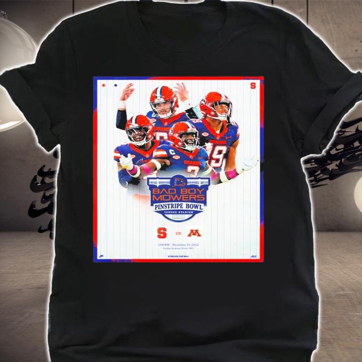 Bad Boy Mowers Pinstripe Bowl Yankee Stadium Shirt t-shirt shirt