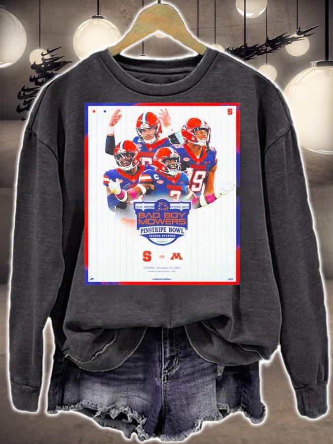 Bad Boy Mowers Pinstripe Bowl Yankee Stadium Shirt t-shirt sweatshirt