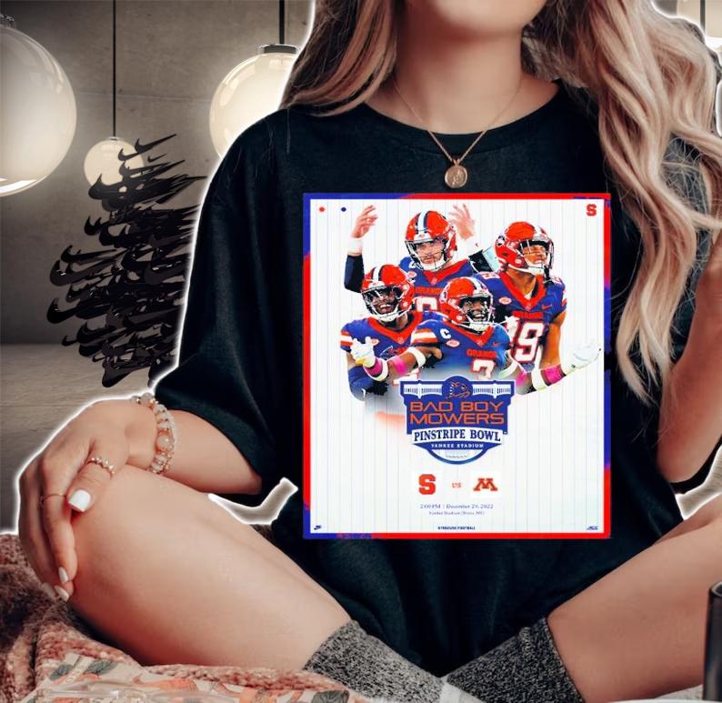 Bad Boy Mowers Pinstripe Bowl Yankee Stadium Shirt t-shirt woman shirt