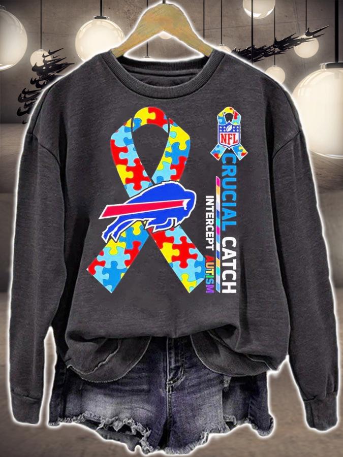 Buffalo Bills NFL Crucial Catch Intercept Autism shirt t-shirt sweatshirt