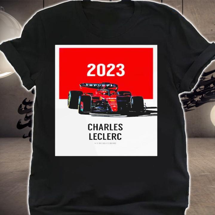 Charles Leclerc F1 2023 Poster shirt t-shirt shirt