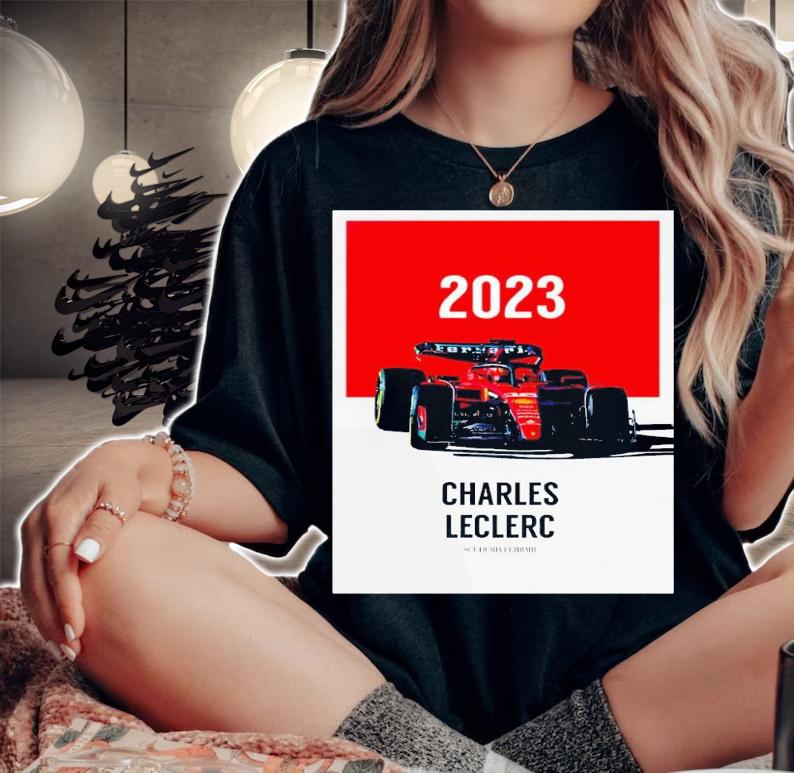 Charles Leclerc F1 2023 Poster shirt t-shirt woman shirt