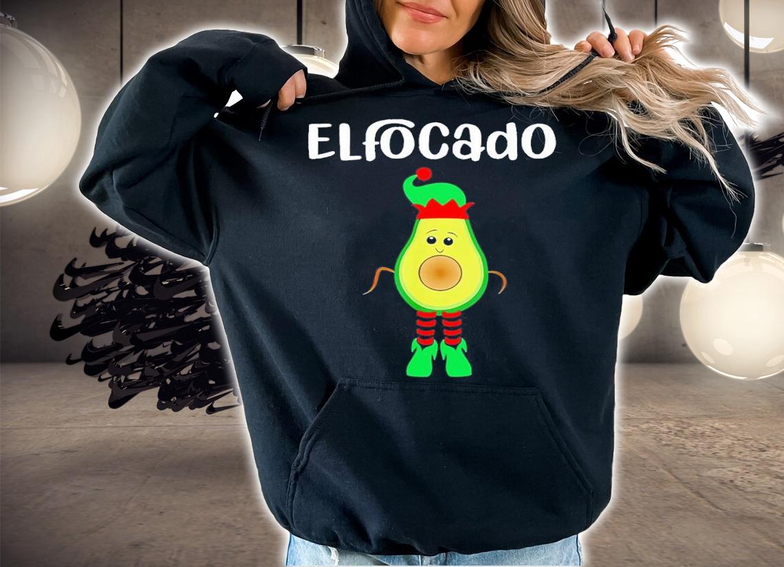 Elfocado An Avocado Dressed As An Elf shirt t-shirt hoodie