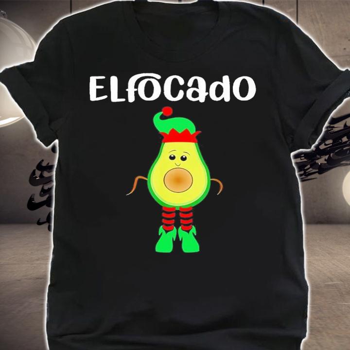 Elfocado An Avocado Dressed As An Elf shirt t-shirt shirt
