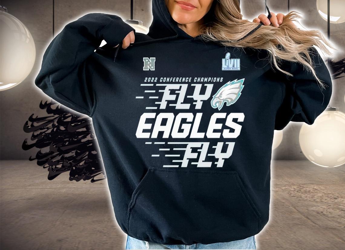 Fly Eagles Fly Philadelphia Eagles 2022 Conference Champions shirt t-shirt hoodie