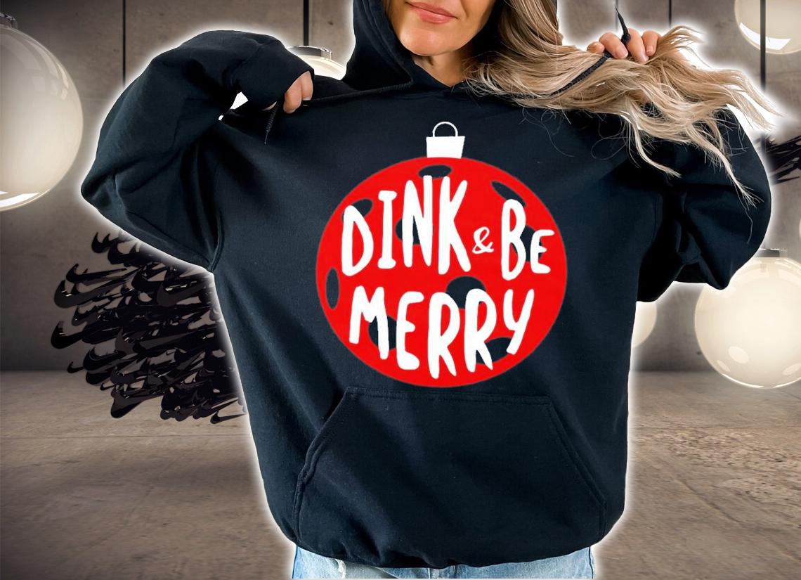 Funny Holiday Christmas Pickleball Pun Ornament T-Shirt t-shirt hoodie