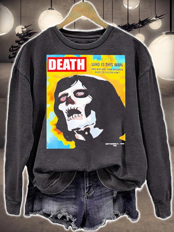 Ghost death Papa Nihil who is this man shirt t-shirt sweatshirt