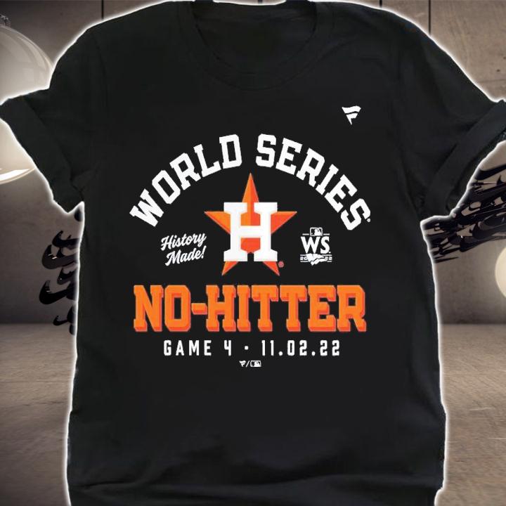Houston Astros 2022 World Series No Hitter T-shirt t-shirt shirt