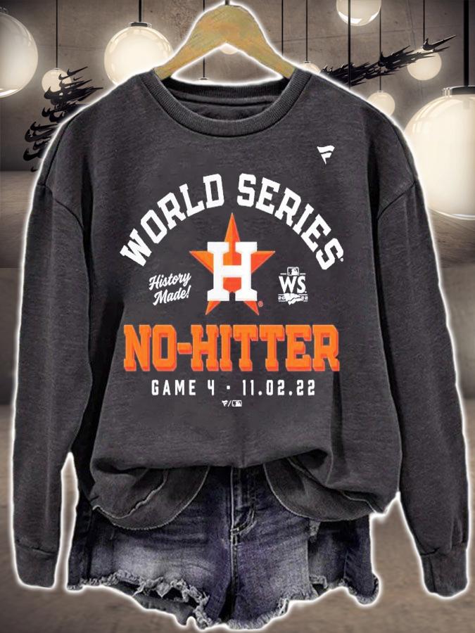 Houston Astros 2022 World Series No Hitter T-shirt t-shirt sweatshirt