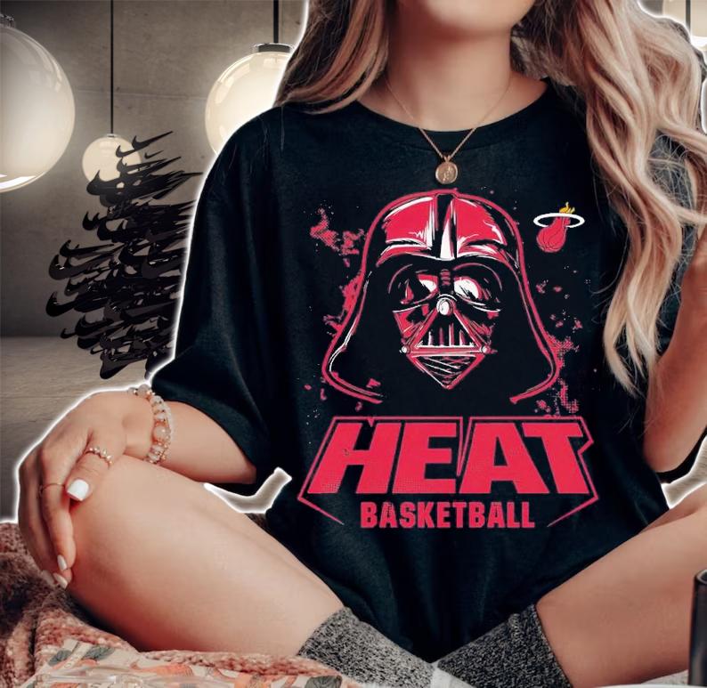 Miami Heat Star Wars Vader Rising shirt t-shirt woman shirt