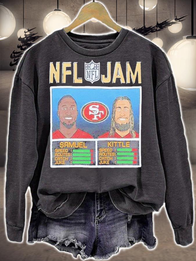 NFL Jam Deebo Samuel and George Kittle San Francisco 49ers Shirt t-shirt sweatshirt