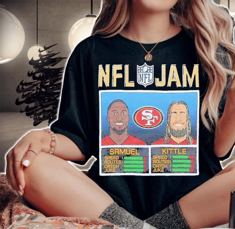 NFL Jam Deebo Samuel and George Kittle San Francisco 49ers Shirt t-shirt woman shirt