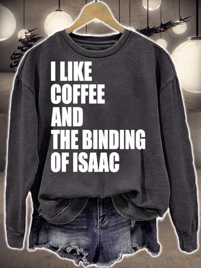 Eyvalyn I Like Coffee And The Binding Of Isaac T-Shirt t-shirt