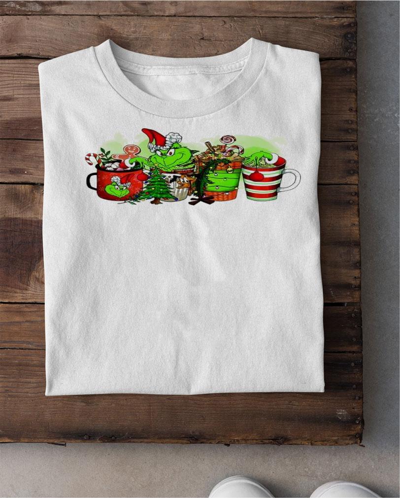 Grinchmas Coffee Latte Disney Christmas Grinch Squad Shirt t-shirt