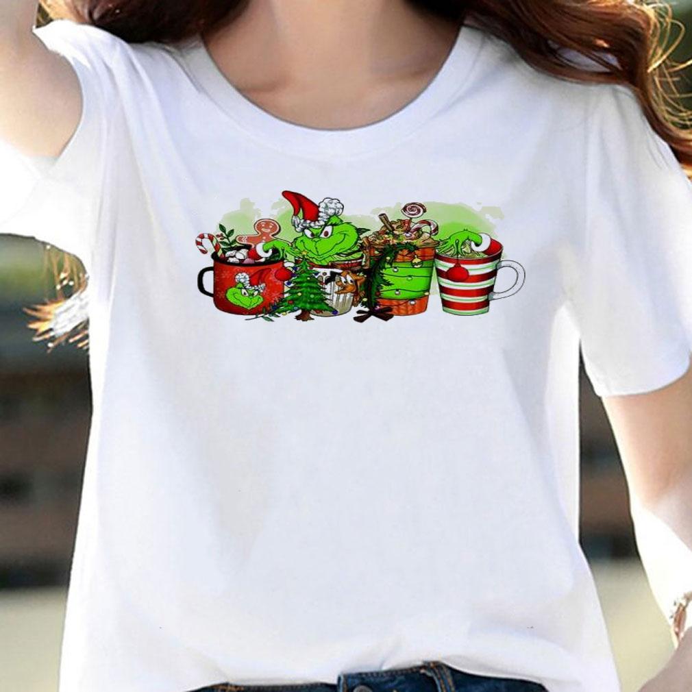 Grinchmas Coffee Latte Disney Christmas Grinch Squad Shirt t-shirt