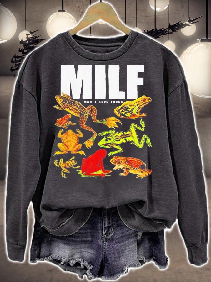 MILF Man I Love Frogs Meme shirt t-shirt