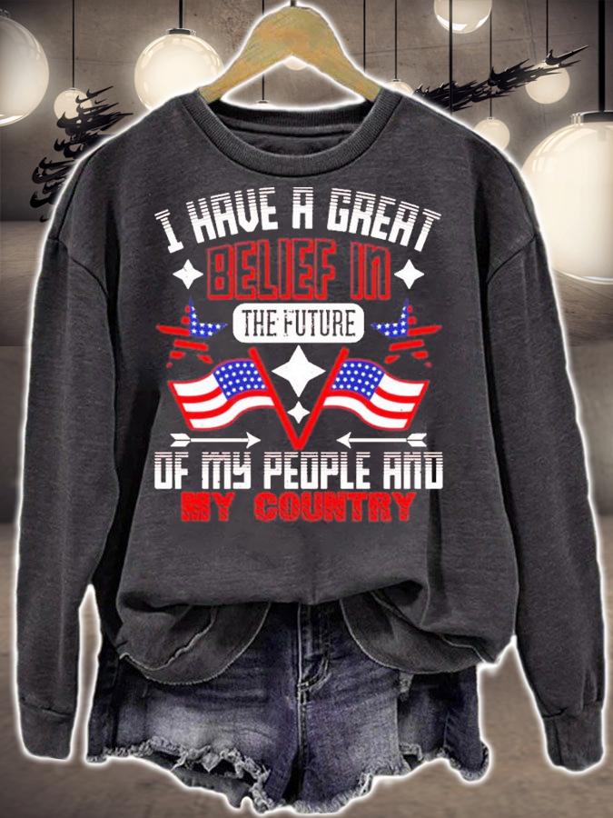 Patriot Day I Have A Great Belief In The Future Of My People Shirt t-shirt sweatshirt