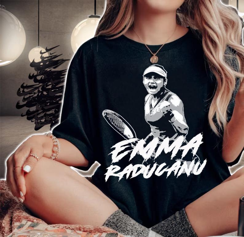 Tennis Player Emma Raducanu Vintage Shirt t-shirt