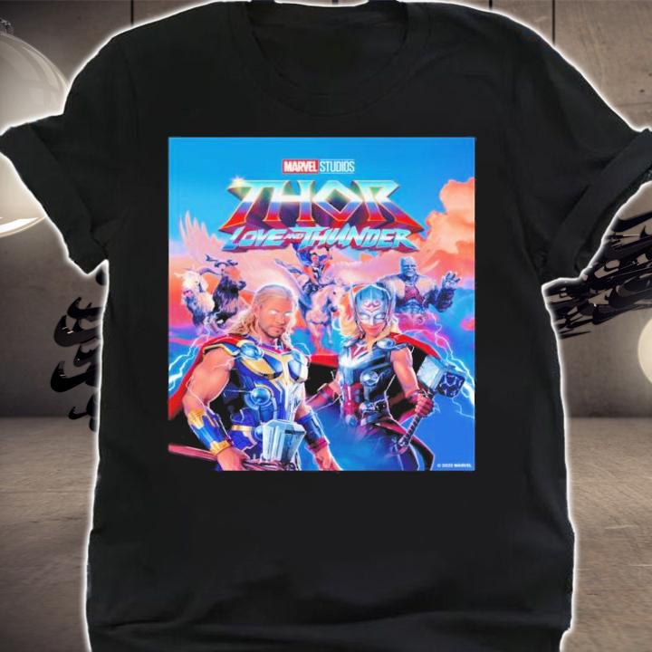 Marvel Studios Thor Love And Thunder Comic Posters New Shirt t-shirt shirt