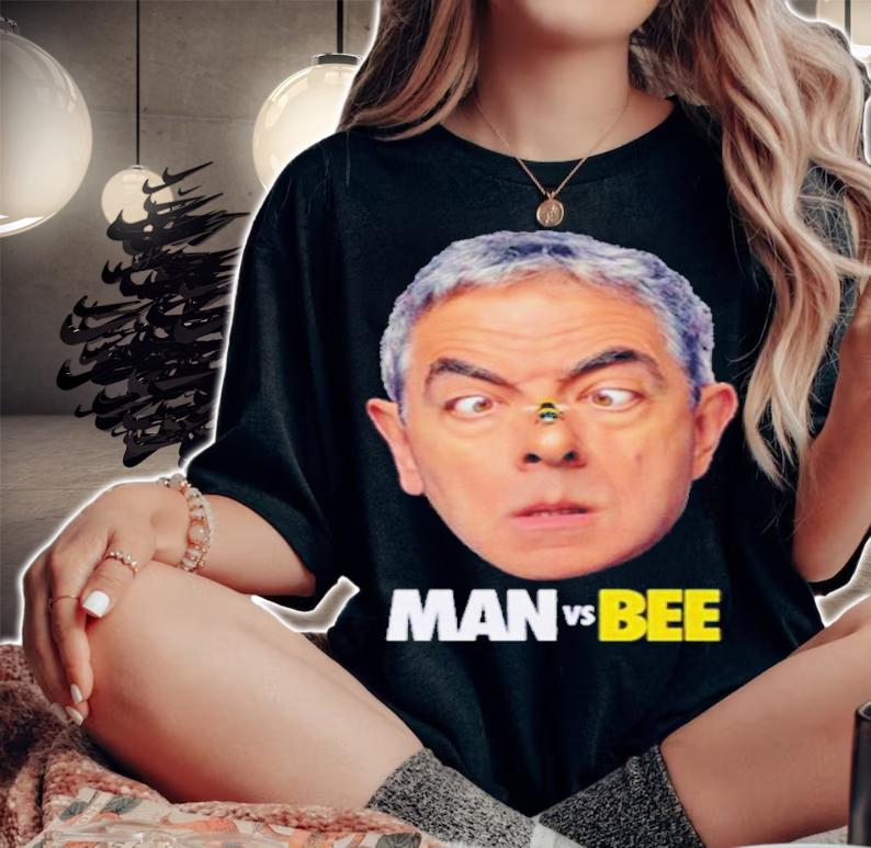 Movie Rowan Atkinson Man Vs Bee Movie Shirt t-shirt
