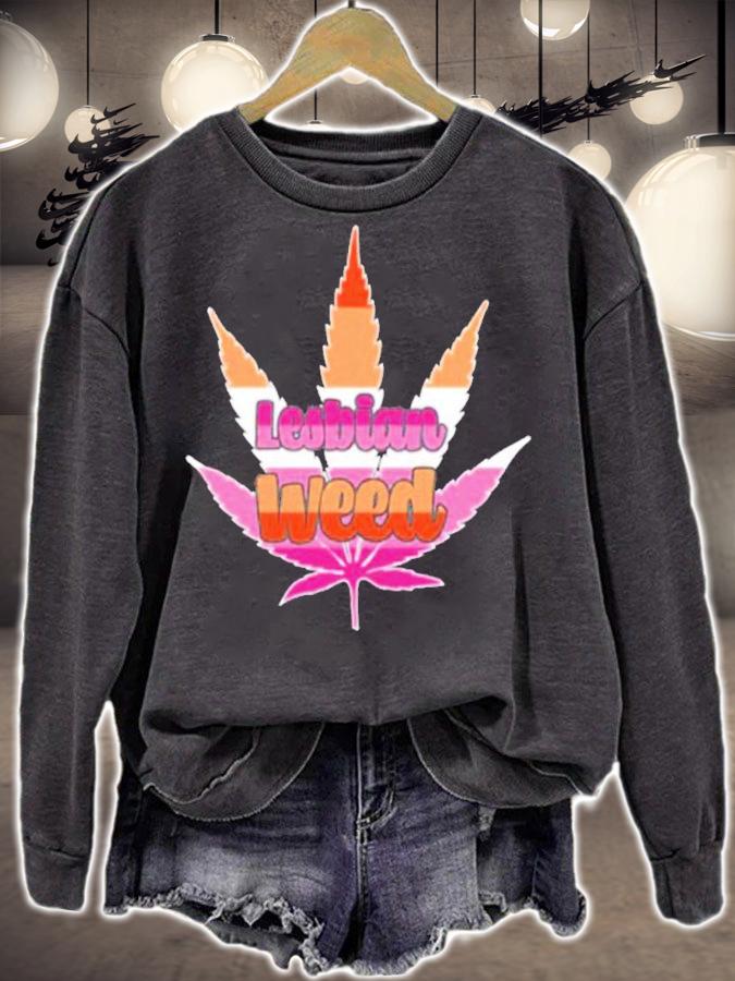 Lesbian weed shirt, hoodie, sweater and tank top t-shirt