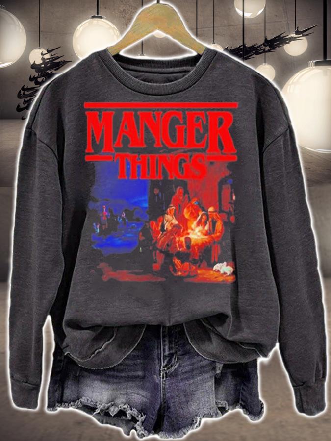 Manger Things Shirt t-shirt