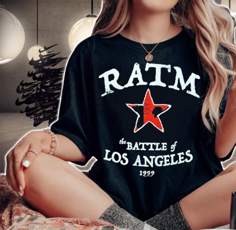 Ratm The Battle of Los Angeles shirt t-shirt