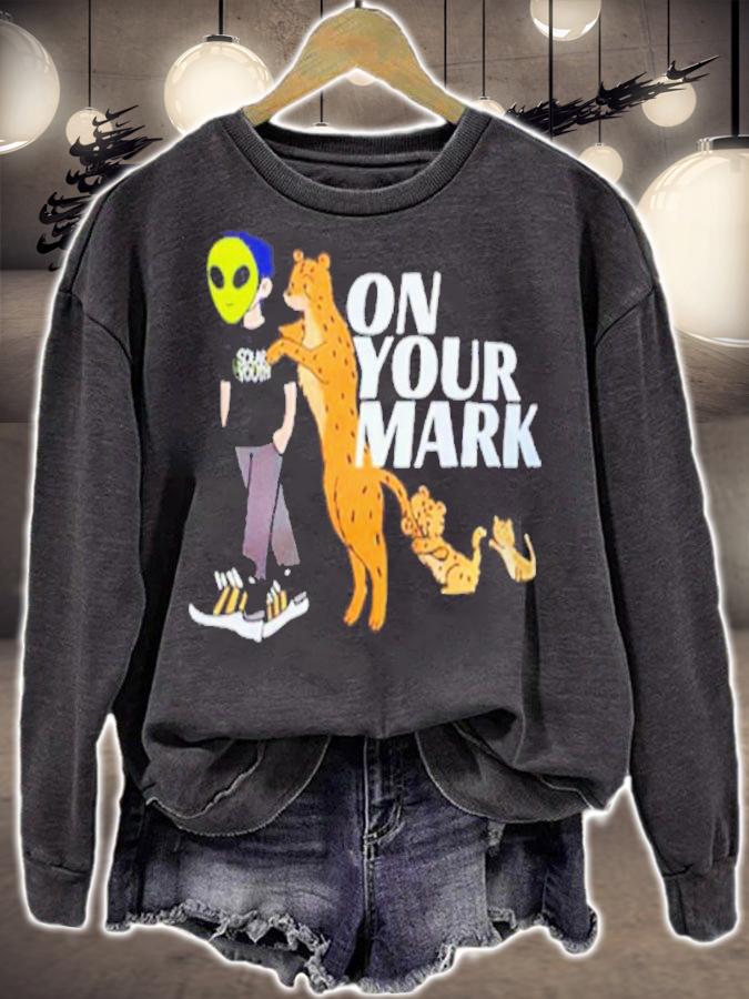 Alien And Panther On Your Mark Shirt t-shirt