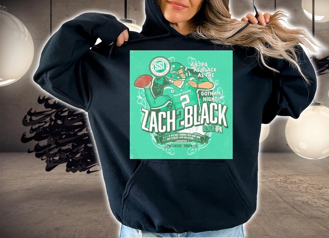 An Ipa As Black As The Gotham Night Zach Wilson Black IPA Shirt t-shirt