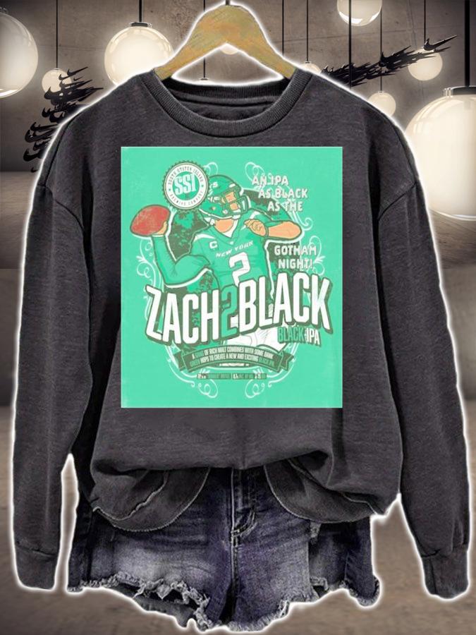 An Ipa As Black As The Gotham Night Zach Wilson Black IPA Shirt t-shirt