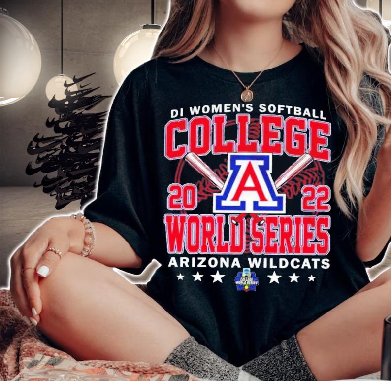 Arizona Wildcats D1 Softball Women's College World Series Shirt t-shirt woman shirt
