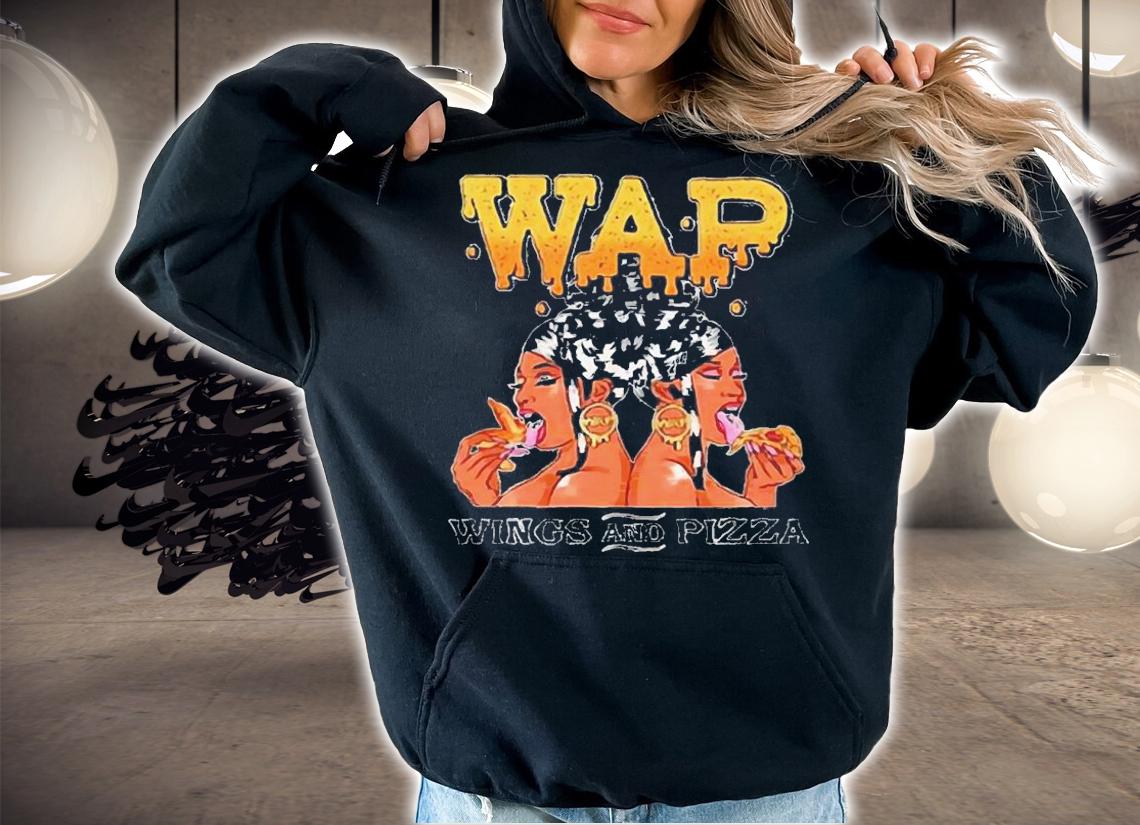 Cardi B Cardi B Wap Wings And Pizza Shirt t-shirt