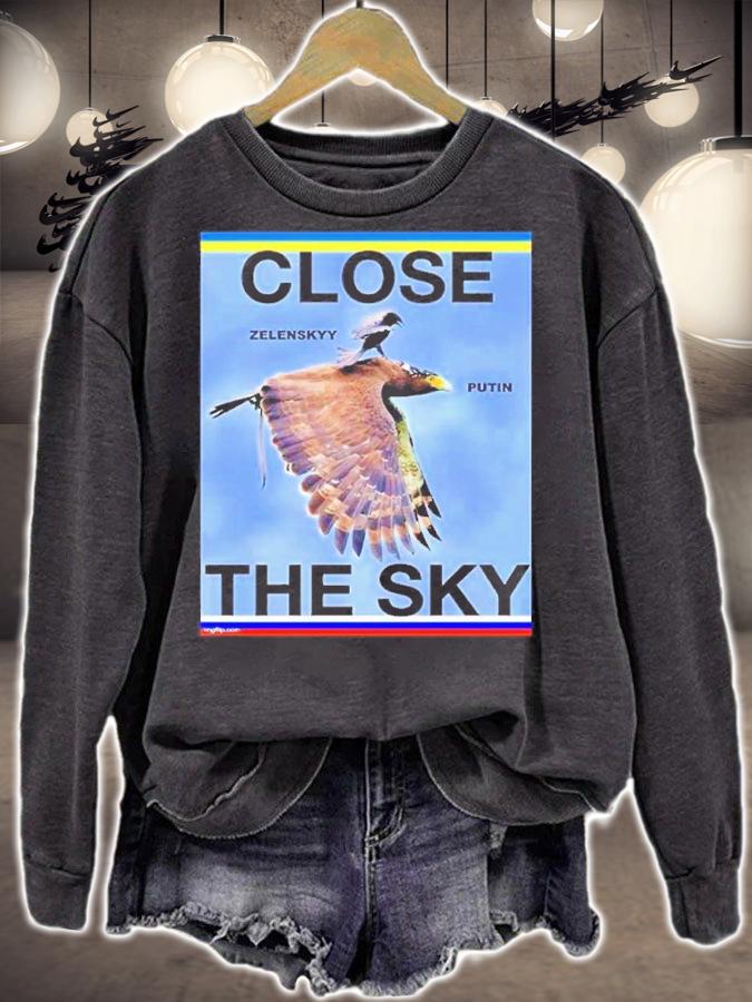 Close The Sky Zelensky Putin Meme Shirt t-shirt