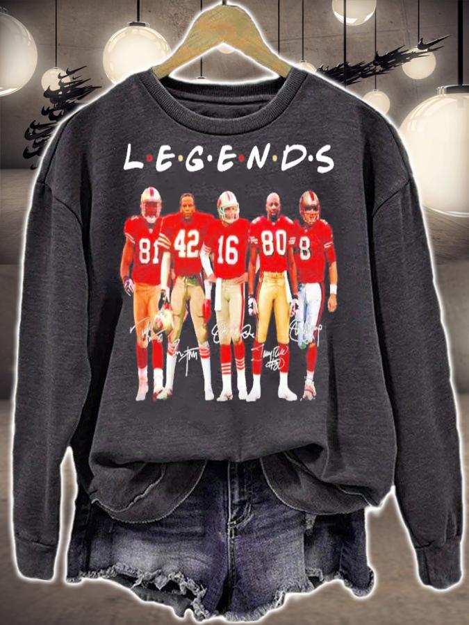 San Francisco 49ers Legends signatures shirt t-shirt