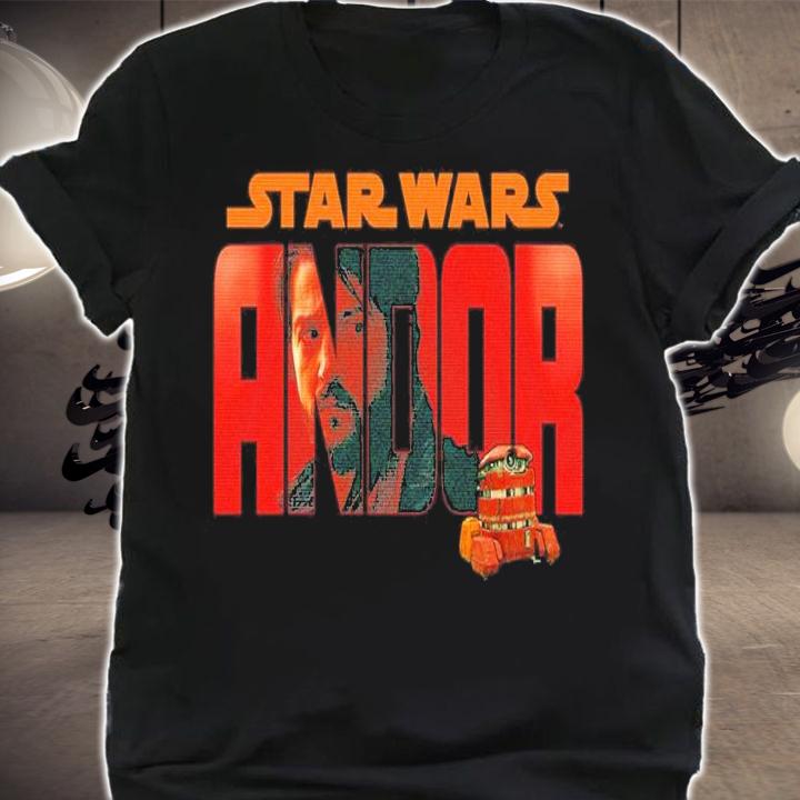 Star Wars Andor Cassian Red Logo shirt t-shirt