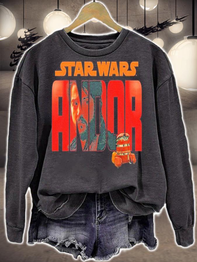 Star Wars Andor Cassian Red Logo shirt t-shirt