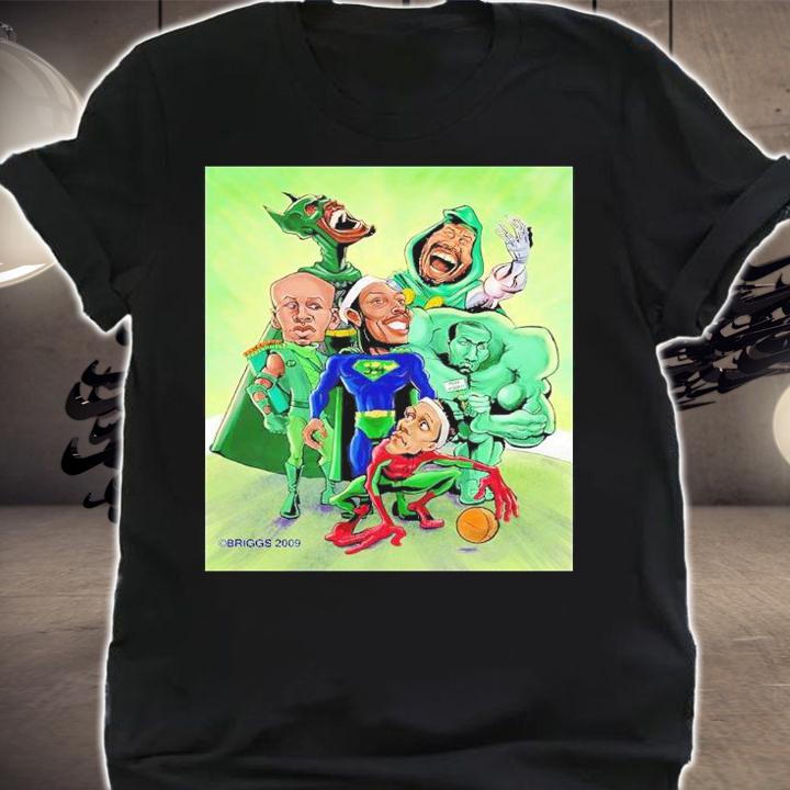 Superhero Cartoon Boston Celtics Halloween Shirt t-shirt shirt