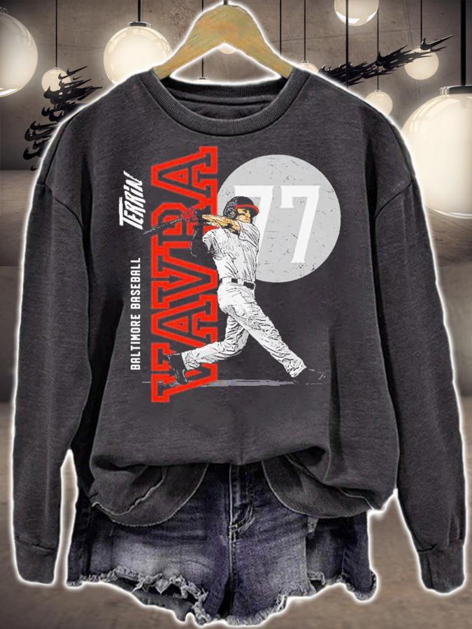 Terrin Vavra Baltimore Vertical Baseball Shirt t-shirt sweatshirt