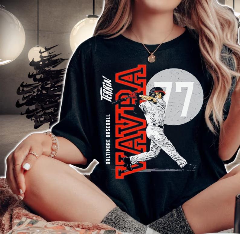 Terrin Vavra Baltimore Vertical Baseball Shirt t-shirt woman shirt
