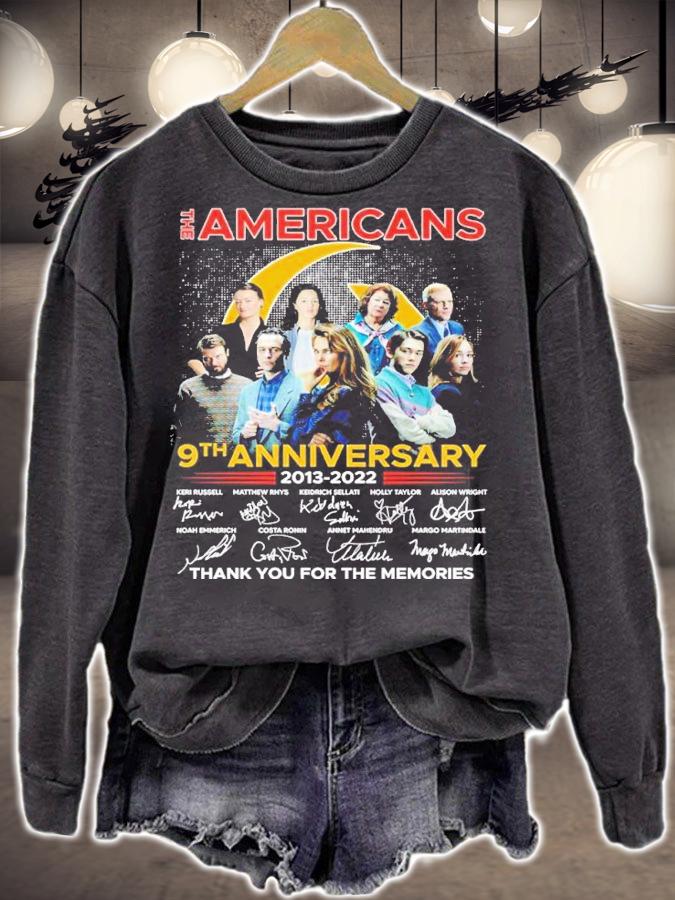 The Americans 9th anniversary 2013 2022 thank you for the memories shirt t-shirt