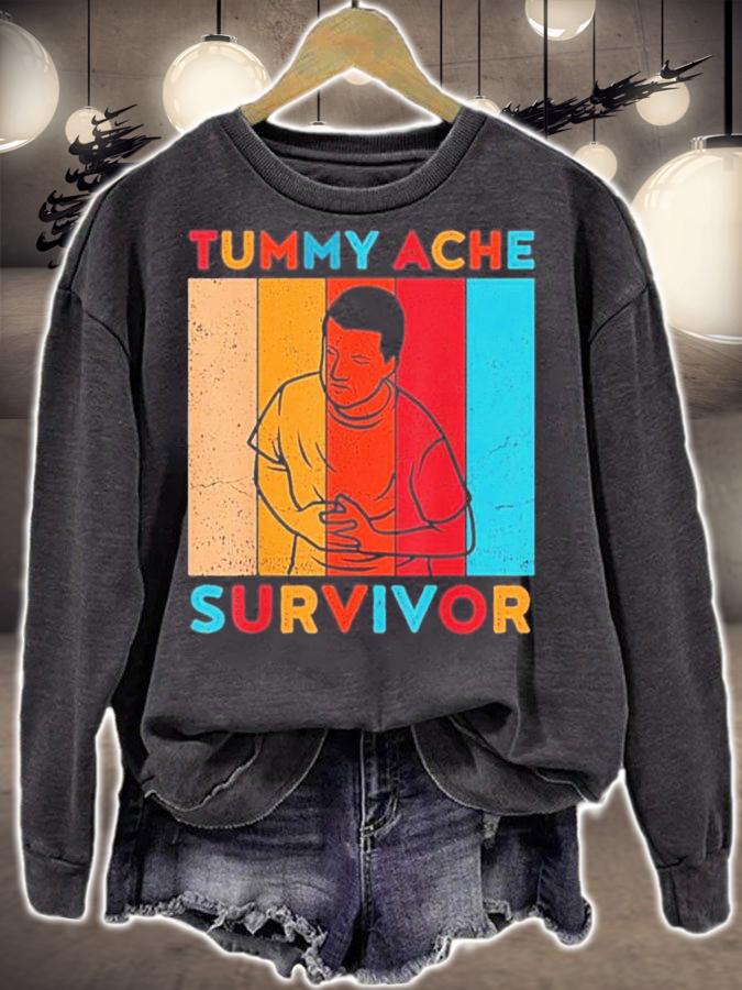 Tummy Ache Survivor Vintage T-Shirt t-shirt sweatshirt