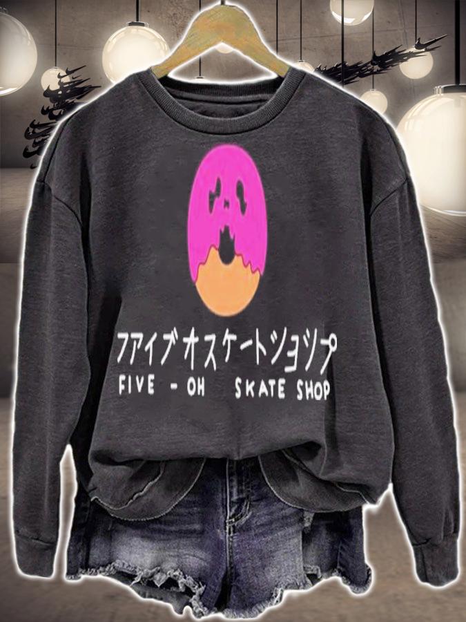 Five-Oh Donut Skate Bunker Branding Donut Operator Shirt t-shirt sweatshirt
